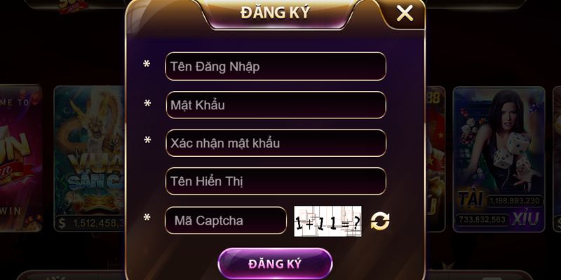 Đăng ký tài khoản Sunwin chỉ 1 phút
