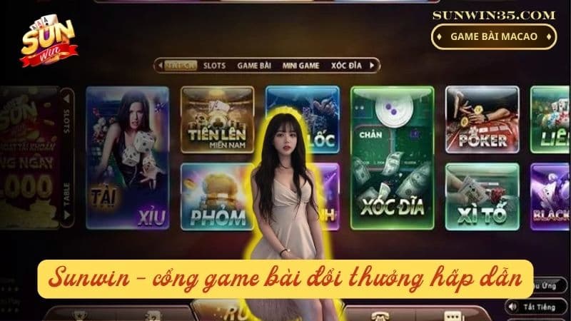 Game bài Các trò chơi bài phổ biến tại Sunwin