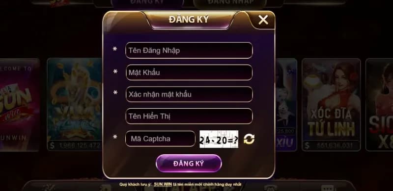 Đăng ký Sunwin Vì sao nên Đăng ký Sunwin?